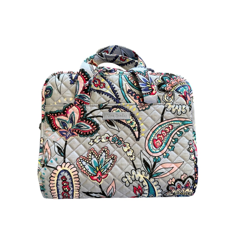 Vera Bradley Makani Paisley Hanging Travel Organizer Cosmetic Toiletry Bag